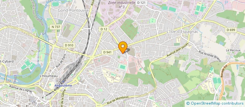 localisation de l'entreprise MADAME ANNE-LAURE HUGEUX à ANGOULEME