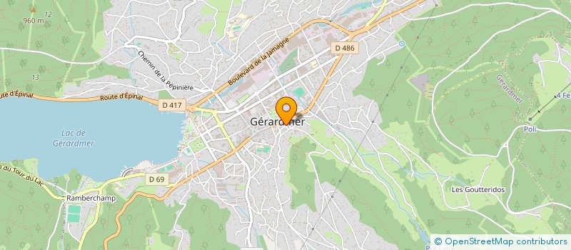 localisation de l'entreprise MADAME ANNE-LAURE IGAUNENC  GERARDMER