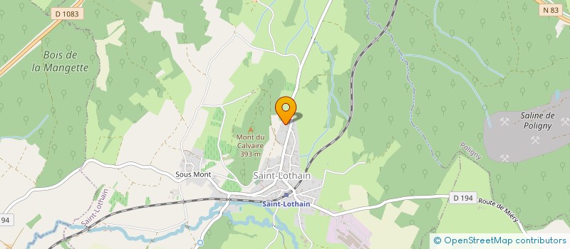 localisation de l'entreprise MADAME ANNE-LAURE JACQUES  SAINT-LOTHAIN