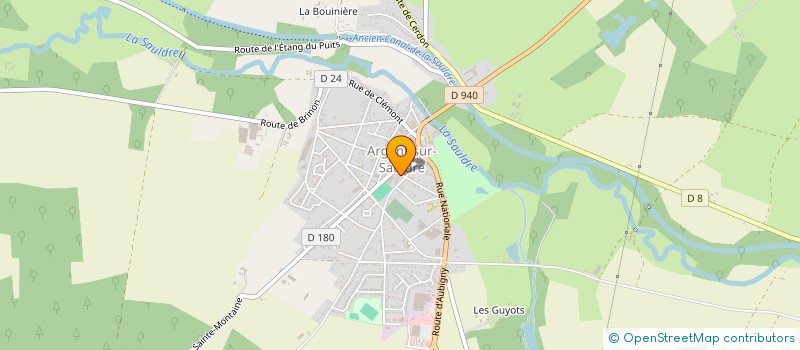 localisation de l'entreprise MADAME ANNE-LAURE JOYEUX  ARGENT-SUR-SAULDRE