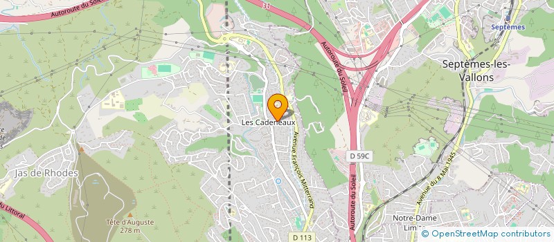 localisation de l'entreprise MADAME ANNE-LAURE KALAIDJIAN à LES PENNES-MIRABEAU