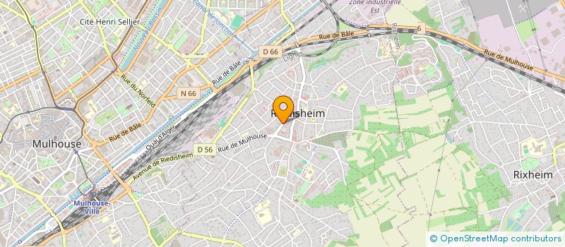 localisation de l'entreprise MADAME ANNE-LAURE KLINGELSCHMITT  RIEDISHEIM