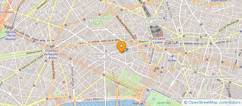 localisation de l'entreprise MADAME ANNE-LAURE LACOSTE  PARIS