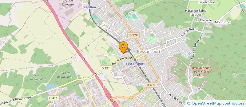 localisation de l'entreprise MADAME ANNE LAURE LAGOURGUE  BESSANCOURT