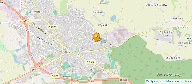 localisation de l'entreprise MADAME ANNE-LAURE LAILLER  LA ROCHE-SUR-YON