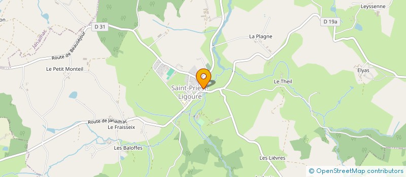 localisation de l'entreprise MADAME ANNE-LAURE LAJUDIE à SAINT-PRIEST-LIGOURE
