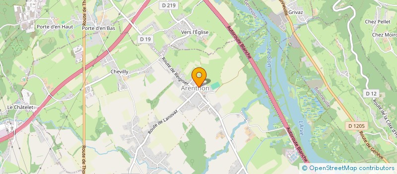 localisation de l'entreprise MADAME ANNE LAURE LAMADON  ARENTHON