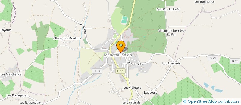 localisation de l'entreprise MADAME ANNE-LAURE LAUNAY  MENETOU-SALON