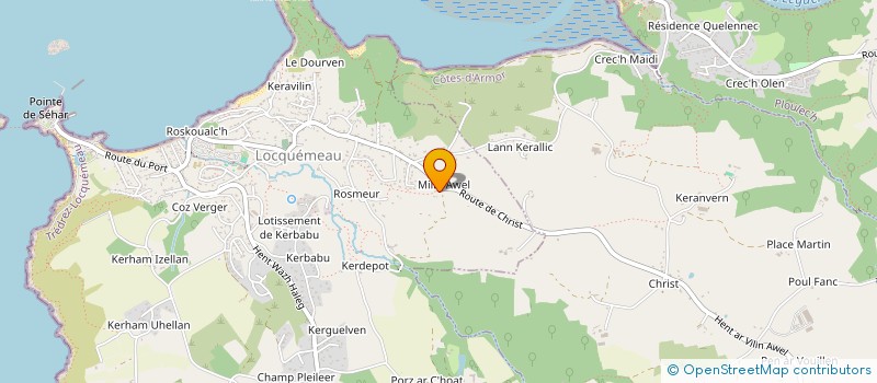 localisation de l'entreprise MADAME ANNE-LAURE LE SAINT  TREDREZ-LOCQUEMEAU