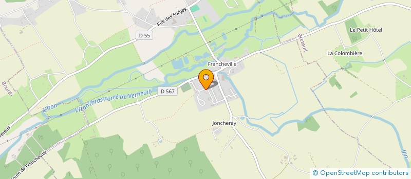 localisation de l'entreprise MADAME ANNE-LAURE LEBEL  VERNEUIL D'AVRE ET D'ITON