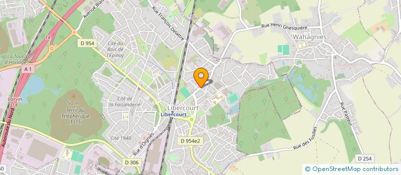 localisation de l'entreprise MADAME ANNE-LAURE LEHEMBRE  LIBERCOURT