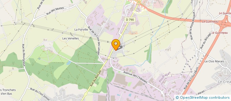 localisation de l'entreprise MADAME ANNE-LAURE LEMARCHAND  PLOUFRAGAN