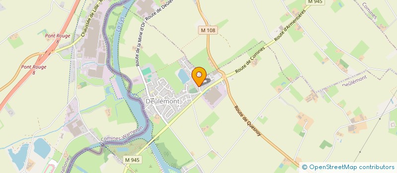 localisation de l'entreprise MADAME ANNE-LAURE LEQUAIN  DEULEMONT