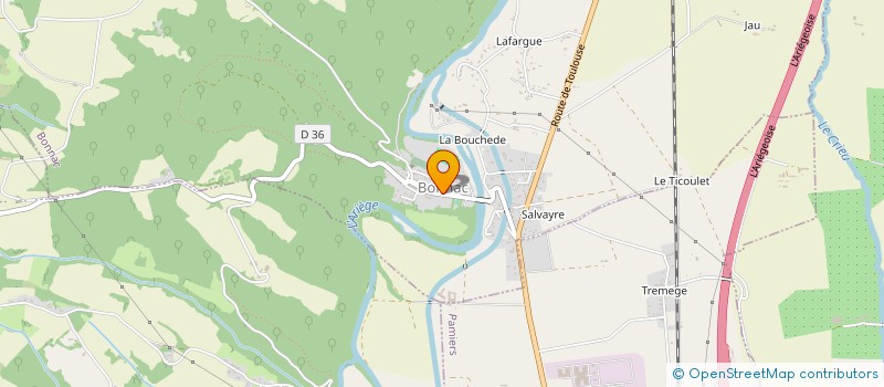 localisation de l'entreprise MADAME ANNE-LAURE LEROY à BONNAC