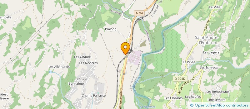 localisation de l'entreprise MADAME ANNE-LAURE LESEC  EMBRUN