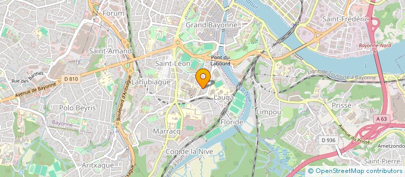 localisation de l'entreprise MADAME ANNE-LAURE LESTAGE à BAYONNE