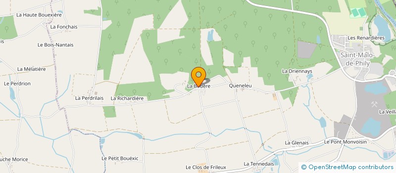 localisation de l'entreprise MADAME ANNE-LAURE LETSCHER  SAINT-MALO-DE-PHILY