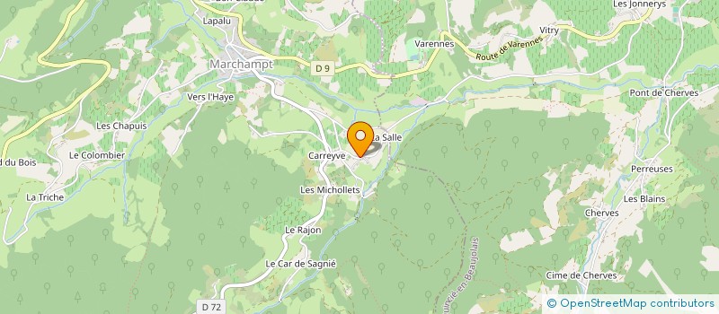 localisation de l'entreprise MADAME ANNE LAURE LIMOUSIN  MARCHAMPT