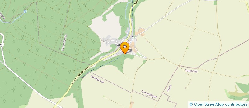 localisation de l'entreprise MADAME ANNE-LAURE MANTEL  PIERREFONDS