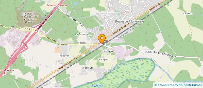 localisation de l'entreprise MADAME ANNE-LAURE MARASSE  SAUBRIGUES