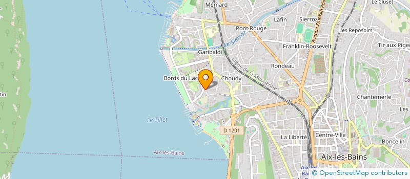 localisation de l'entreprise MADAME ANNE LAURE MARIGNY à AIX-LES-BAINS