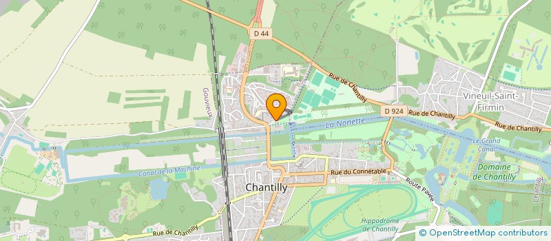 localisation de l'entreprise MADAME ANNE-LAURE MARIN  CHANTILLY