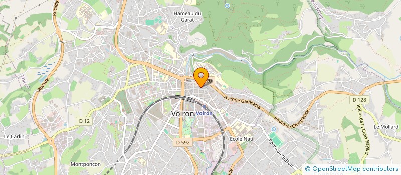 localisation de l'entreprise MADAME ANNE-LAURE MARTINEZ à VOIRON