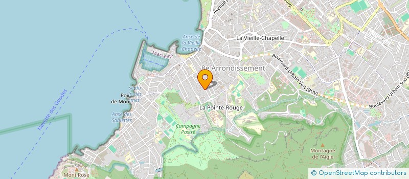 localisation de l'entreprise MADAME ANNE-LAURE MATUZ  MARSEILLE