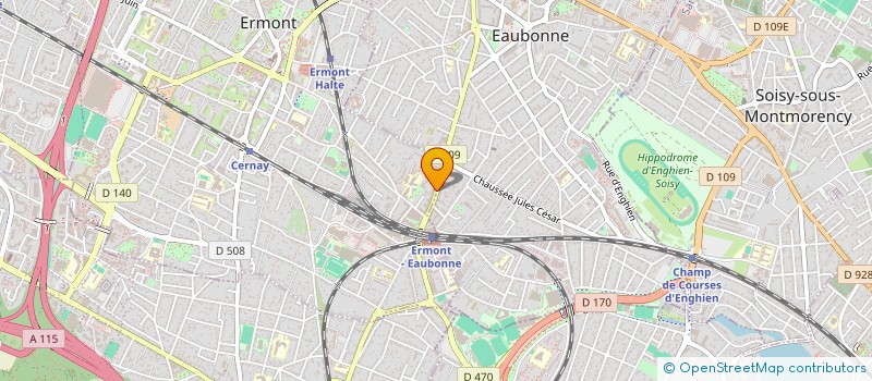 localisation de l'entreprise MADAME ANNE LAURE MEERT  ERMONT