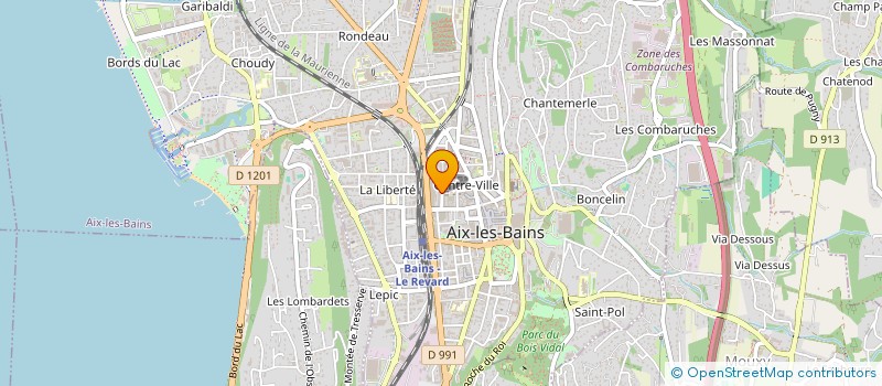 localisation de l'entreprise MADAME ANNE-LAURE MENDEZ  AIX-LES-BAINS