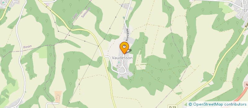 localisation de l'entreprise MADAME ANNE LAURE MERIAUX  VAUDESSON