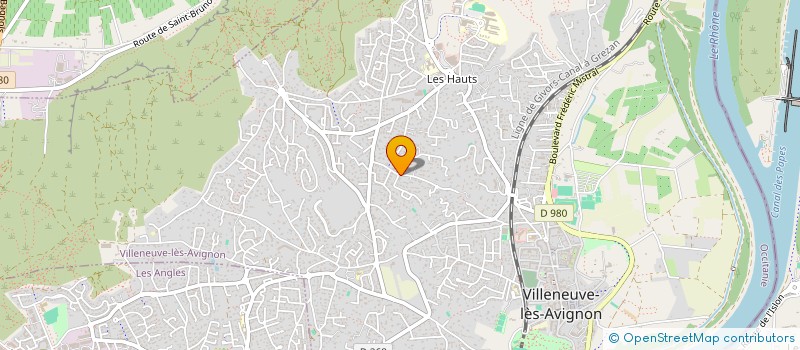 localisation de l'entreprise MADAME ANNE-LAURE MEYER  VILLENEUVE-LES-AVIGNON