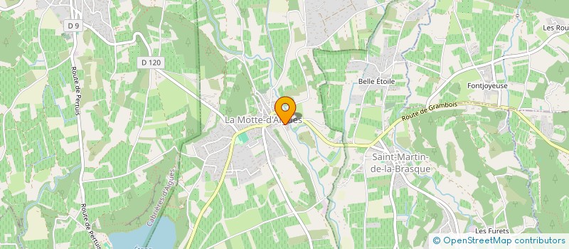 localisation de l'entreprise MADAME ANNE LAURE MICAELLI  LA MOTTE D'AIGUES