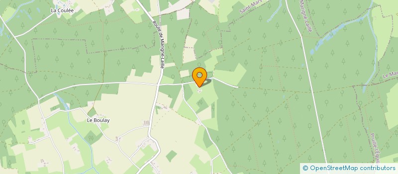 localisation de l'entreprise MADAME ANNE-LAURE MIQUET  MARIGNE LAILLE