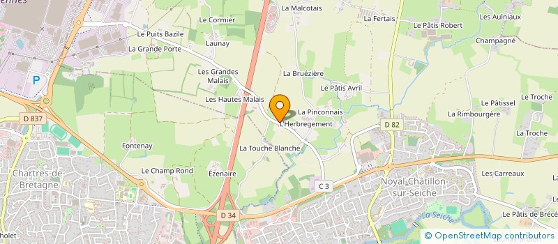 localisation de l'entreprise MADAME ANNE-LAURE MISERIAUX  NOYAL-CHATILLON-SUR-SEICHE