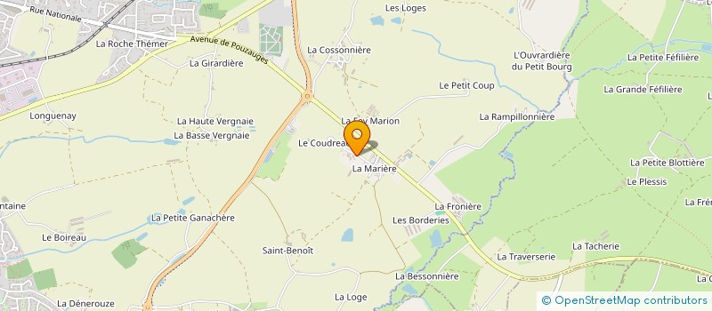localisation de l'entreprise MADAME ANNE-LAURE MOREAU à LES HERBIERS