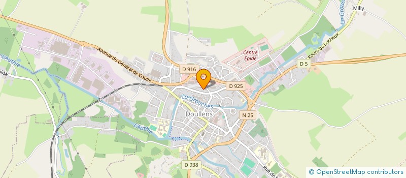 localisation de l'entreprise MADAME ANNE LAURE MORT à DOULLENS