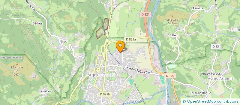 localisation de l'entreprise MADAME ANNE-LAURE MOURRUT  ARGELES-GAZOST