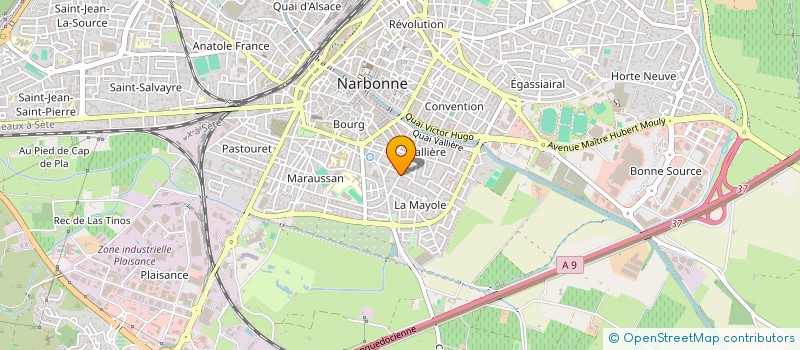 localisation de l'entreprise MADAME ANNE LAURE NICOLE VEDRINES à NARBONNE