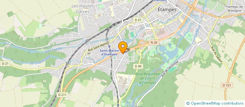 localisation de l'entreprise MADAME ANNE-LAURE NORMAND à ETAMPES