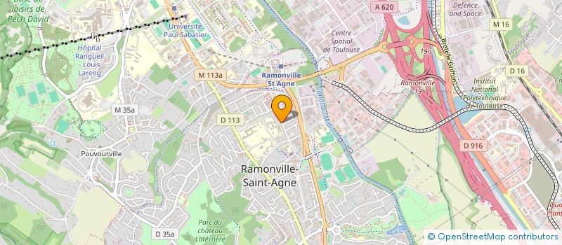 localisation de l'entreprise MADAME ANNE LAURE PALAU à RAMONVILLE-SAINT-AGNE