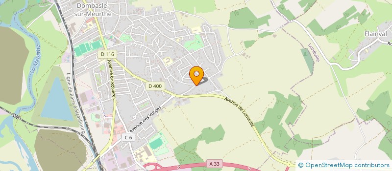 localisation de l'entreprise MADAME ANNE-LAURE PELLEGRI à DOMBASLE-SUR-MEURTHE