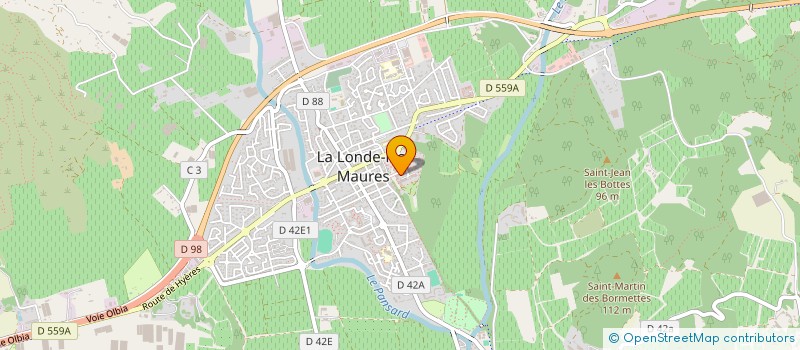 localisation de l'entreprise MADAME ANNE LAURE PIRAUX à LA LONDE-LES-MAURES