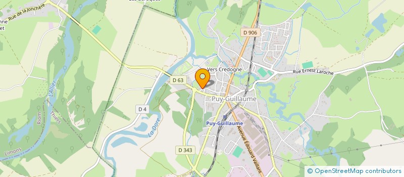 localisation de l'entreprise MADAME ANNE-LAURE PIZZETTA  PUY-GUILLAUME