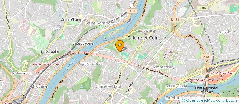 localisation de l'entreprise MADAME ANNE-LAURE POEURY à CALUIRE-ET-CUIRE