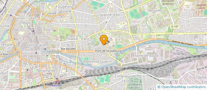 localisation de l'entreprise MADAME ANNE-LAURE POIRIER  RENNES