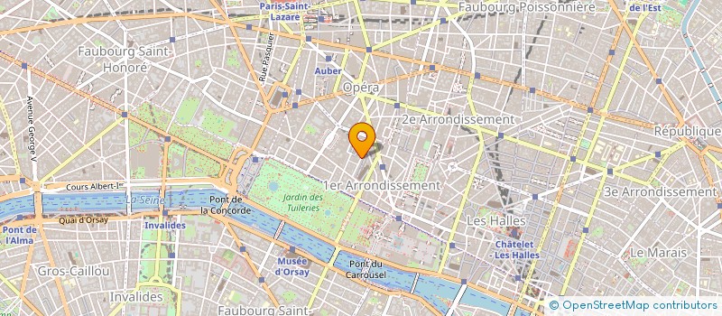 localisation de l'entreprise MADAME ANNE-LAURE PONCINI  PARIS