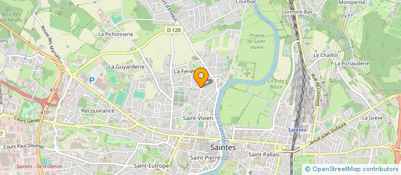 localisation de l'entreprise MADAME ANNE-LAURE PREMEL  SAINTES