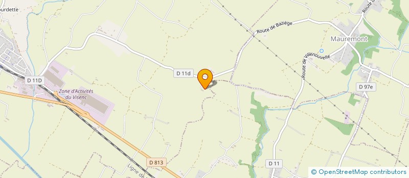 localisation de l'entreprise MADAME ANNE-LAURE RAMOND  BAZIEGE