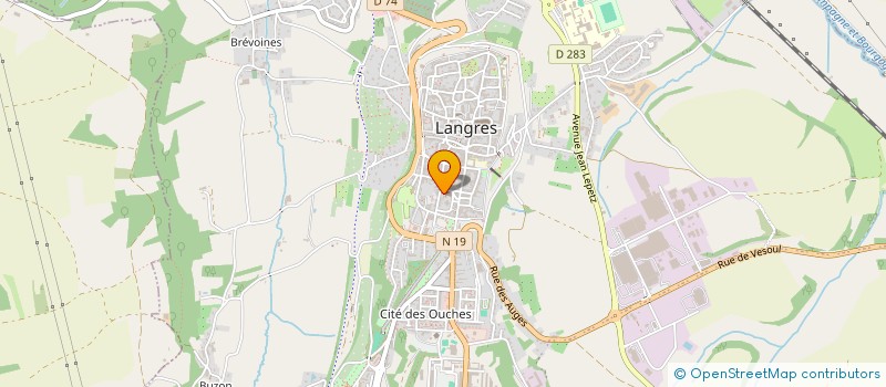 localisation de l'entreprise MADAME ANNE-LAURE REMONGIN à LANGRES